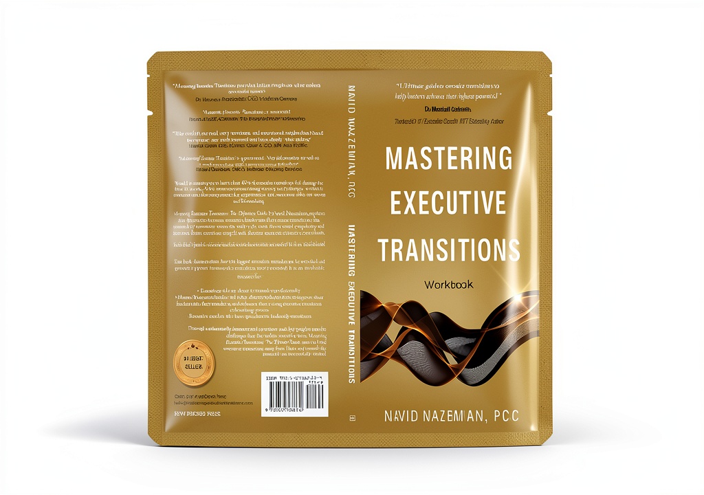 Installing Mastering Executive Transitions Book 2 Kindle Edition by XYZ on a wooden desk