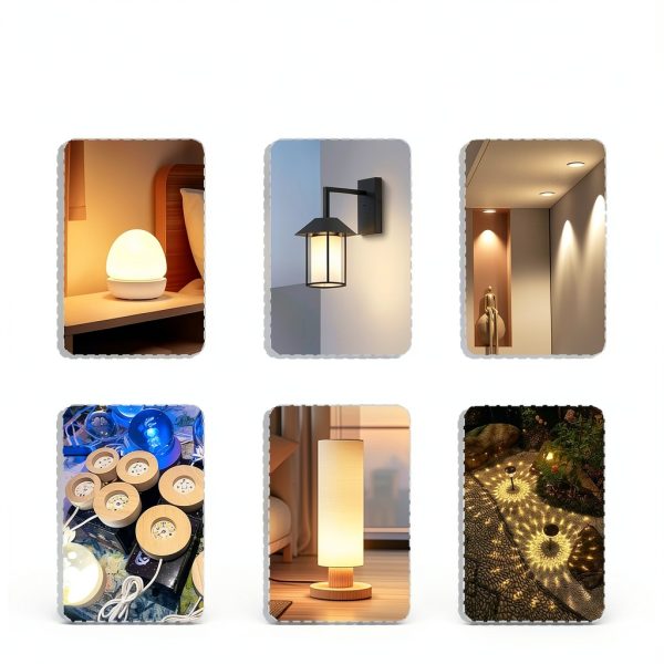 LEDGUHON COB LED Chip 5V 3W Warm White Module Model JY-3WW5V31MM10-4