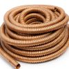 50 ft 3/4 Inch Reduced Wall Flexible Metal Conduit, Galvanized Steel Outdoor Electrical Conduit for Greenfield Wiring, Cable Management-0