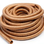 50 ft 3/4 Inch Reduced Wall Flexible Metal Conduit, Galvanized Steel Outdoor Electrical Conduit for Greenfield Wiring, Cable Management-0