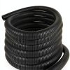 Closed 2pcs 5.2mmx7.2mm Inch Flexible Electrical Tubing-16.4ft Cord Protector Electric Wires Covers, Automotive Wire Flexible Conduit, Plastic Wire Cover with Cable Zip Tie.-3