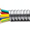 50 ft 3/4 Inch Reduced Wall Flexible Metal Conduit, Galvanized Steel Outdoor Electrical Conduit for Greenfield Wiring, Cable Management-6