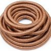 50 ft 3/4 Inch Reduced Wall Flexible Metal Conduit, Galvanized Steel Outdoor Electrical Conduit for Greenfield Wiring, Cable Management-5