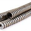 50 ft 3/4 Inch Reduced Wall Flexible Metal Conduit, Galvanized Steel Outdoor Electrical Conduit for Greenfield Wiring, Cable Management-4