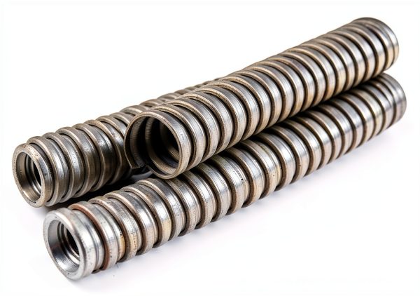 50 ft 3/4 Inch Reduced Wall Flexible Metal Conduit, Galvanized Steel Outdoor Electrical Conduit for Greenfield Wiring, Cable Management-4