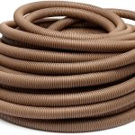 Sealproof 1" ENT PVC Electrical Nonmetallic Tubing, 100FT Smurf Tube Flexible Conduit-0