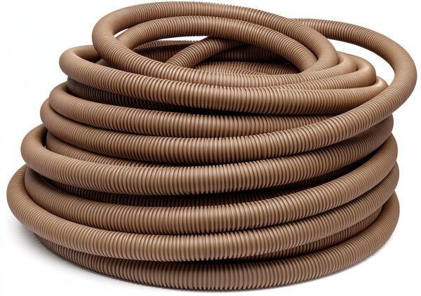 Sealproof 1" ENT PVC Electrical Nonmetallic Tubing, 100FT Smurf Tube Flexible Conduit-0