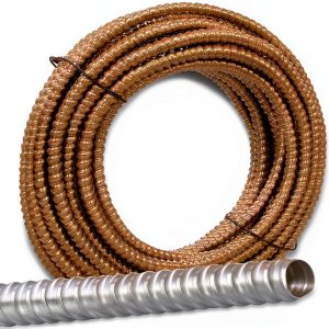 Southwire 55082122 Alflex 1/2-Inch-by-50-Foot Reduced Wall Flexible Aluminum Conduit-0